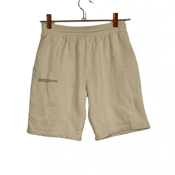 Pangaia Kids' 365 Midweight Long Shorts in Sand-Still Full Price - Picture 4 of 11